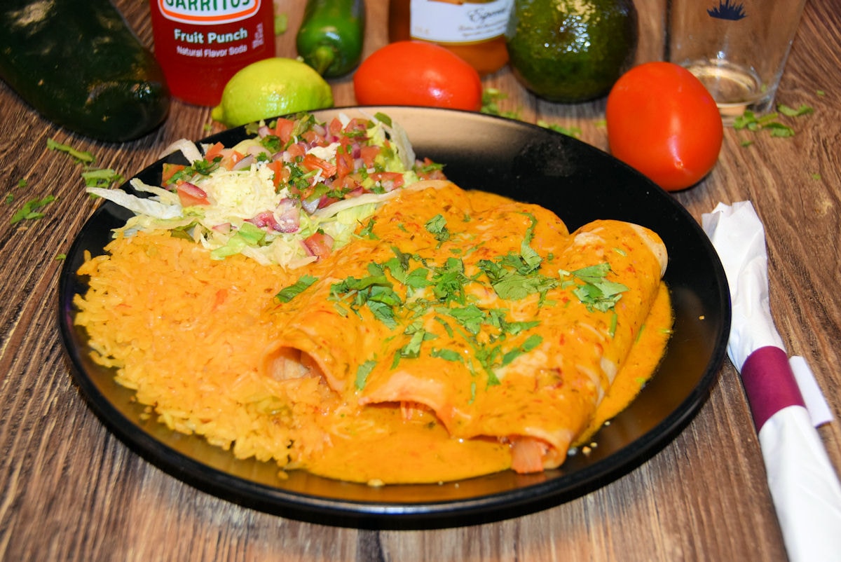 Casa Santa Ana chipotle enchiladas